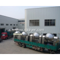 Double screw mixer for powder materials